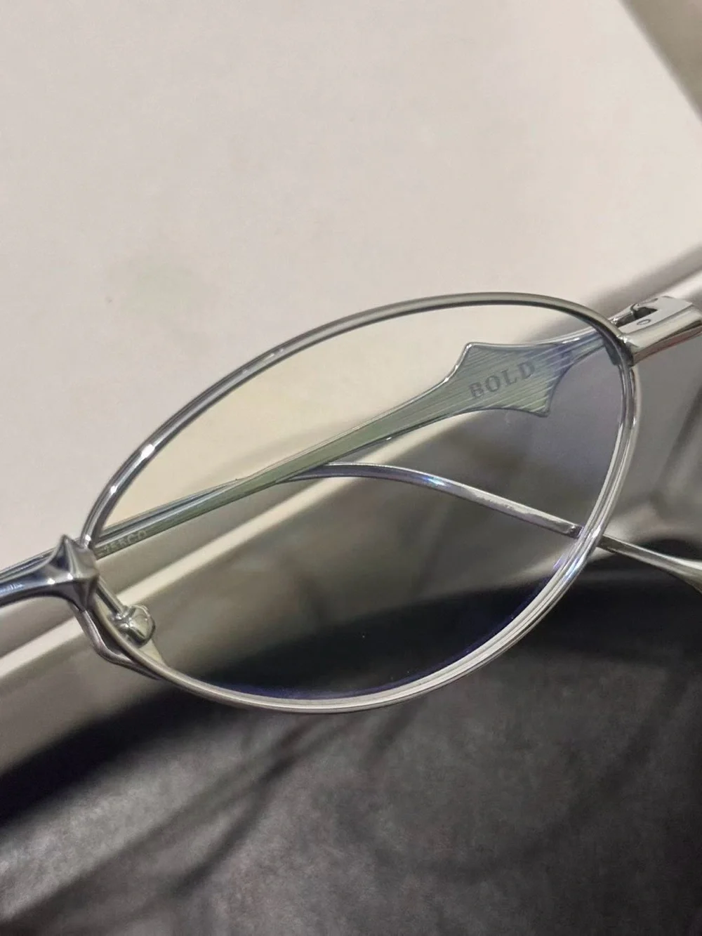 Gentle Monster BOLD Silver Oval Eyeglasses
